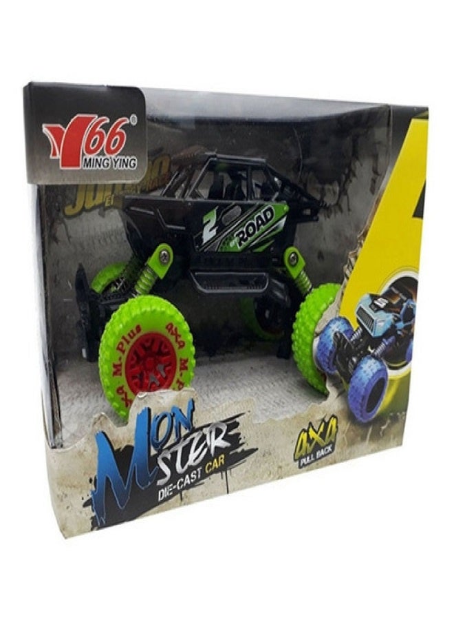 die cast Jeep metal Car, 1:32,15cm, Pull Back Vehicles with Big Tires, Monster Trucks Toys, Great Present for Kids Toddlers Boys and Girls Ages 2, 3, 4 -12 Year Old - Image 2