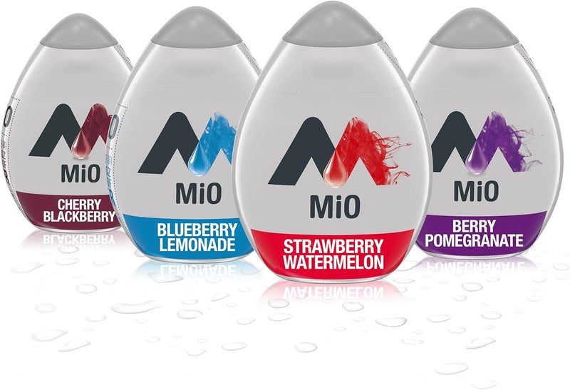 Mio Liquid Water Enhancer Berry Variety Pack - 4 Bottles of Flavor Concentrate - Image 1