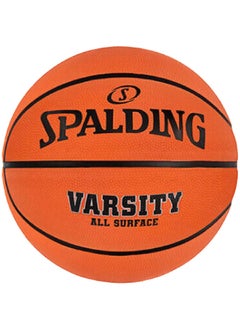 SPALDING Varsity All Surface High-Quality Outdoor Basketball Orange and Black 29.5 Inch 84428  - Image 1