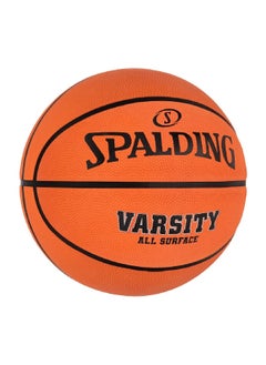 SPALDING Varsity All Surface High-Quality Outdoor Basketball Orange and Black 29.5 Inch 84428  - Image 3
