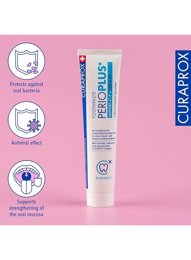 Curaprox Brio Plus Toothpaste 0.09% – Gentle Oral Care – 75ml - Image 3