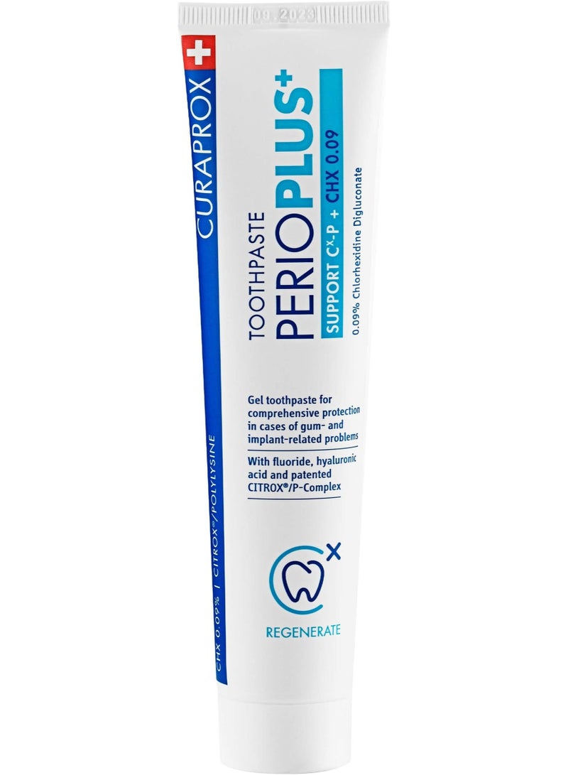Curaprox Brio Plus Toothpaste 0.09% – Gentle Oral Care – 75ml - Image 1