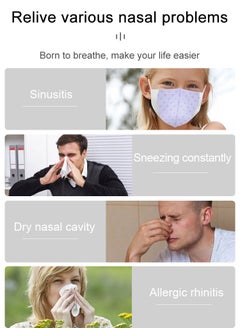 Hihonor Sinus Cleaner Machine, Cordless Nasal Rinse Machine for Sinus Relief & Nasal Care, Electric Neti Pot Nasal Irrigation Sinus Rinse System Kit for Adult & Kid  - Image 2