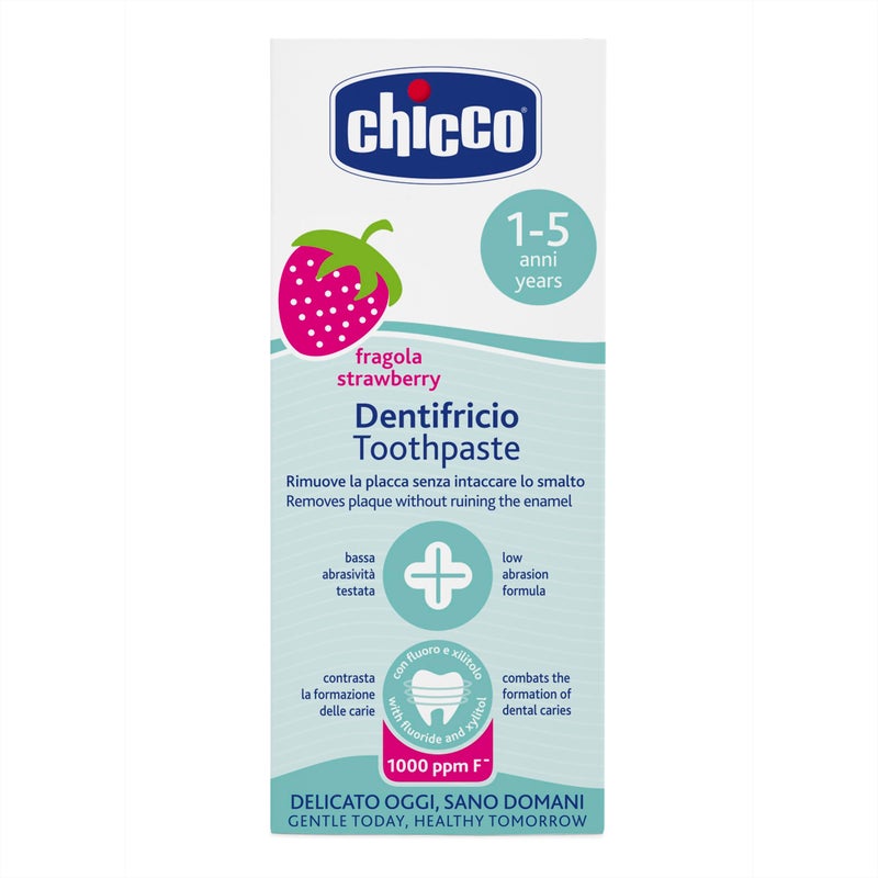 Chicco- Strawberry Flavoured Toothpaste 50 Ml - Image 2