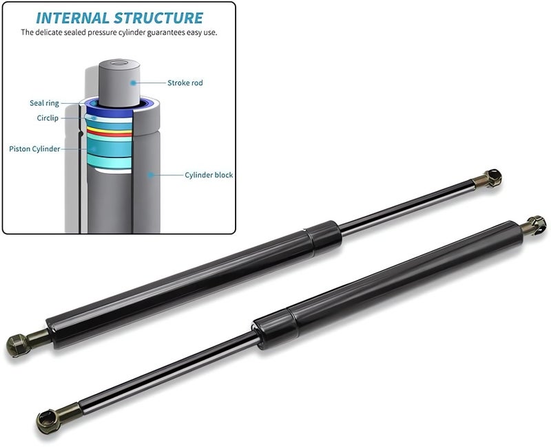 JSTEE Rear Hatch Gate Liftgate Lift Supports Struts Shocks Gas Springs 6156 Compatible with 2007-2014 Chevrolet Suburban 1500,2007-2013 Suburban 2500,2007-2014 Tahoe,2007-2014 GMC Yukon,with Screwdriver - Image 3