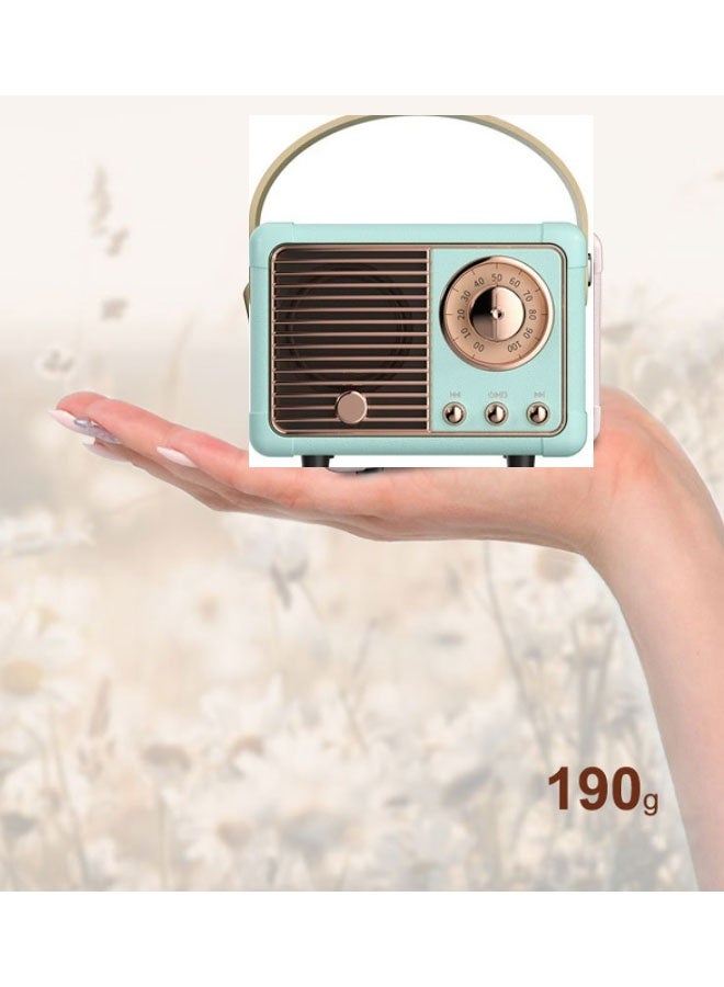 نيوترل مكبر صوت بلوتوث صغير كلاسيكي إبداعي HM11 صغير الحجم وسهل الحمل، مثالي للاستماع إلى الموسيقى والرد على المكالمات. مثالي لحفلات أعياد الميلاد وتناول الطعام في الهواء الطلق وفترات الاسترخاء للتأمل والمناسبات المماثلة. (أزرق) - Image 5