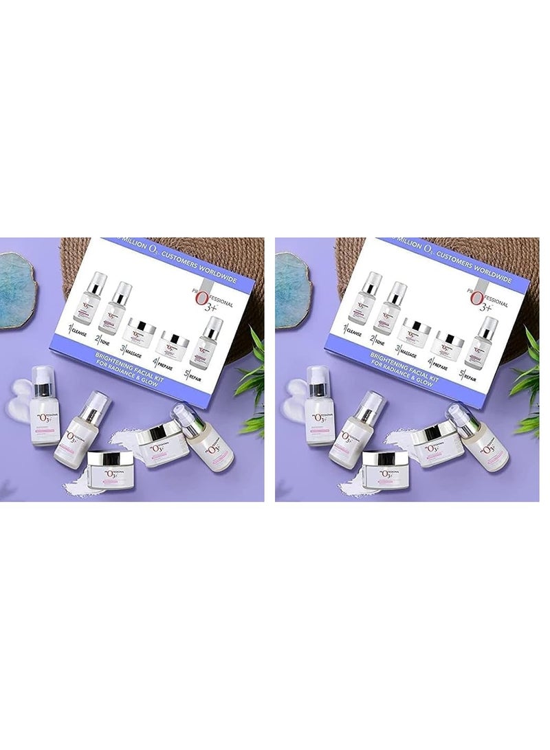 O3+ Brightening Facial Kit for Tan-Pigmented Skin Radiance & Shine - Suitable for All Skin Types - Image 1