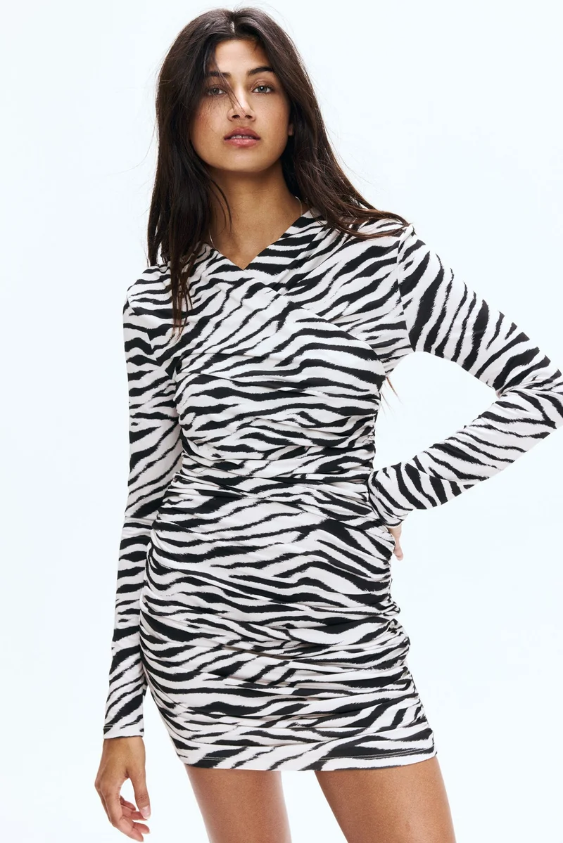 اتش اند ام فستان جيرسيه منسدل