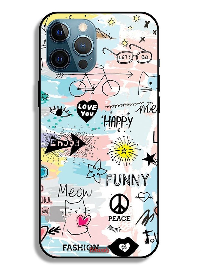 Tolwak Apple iPhone 12 Pro Max Protective Case Love You Tags - Image 2
