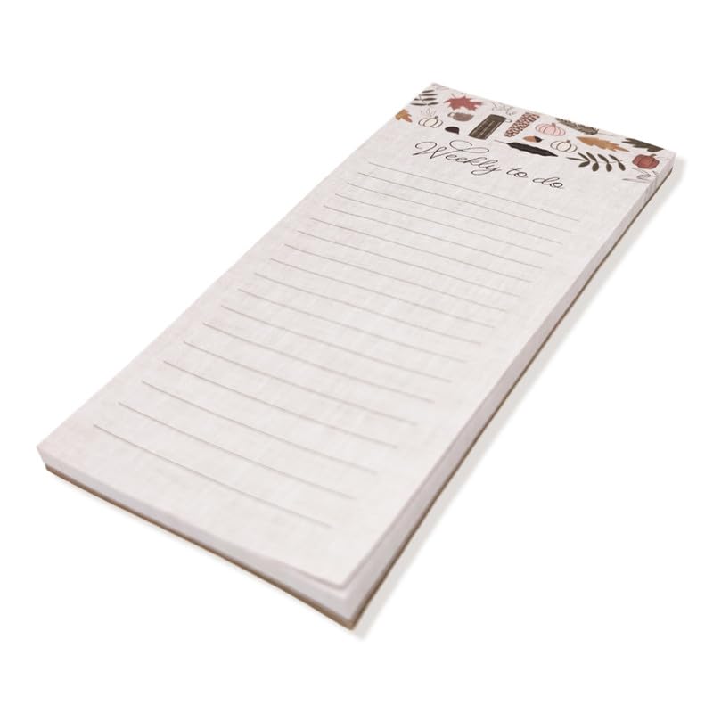 NUOVI Weekly To Do Magnetic Memo Pad | 60 Tear off Sheet & Magnet Back | Ideal Memo Pad for Fridge, Locker & File Cabinet - Image 2