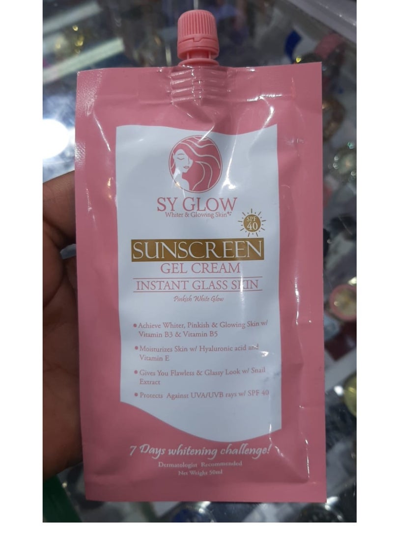 توهج سي كريم  وجل الوقاية من الشمس للبشرة 50 مل - Image 2