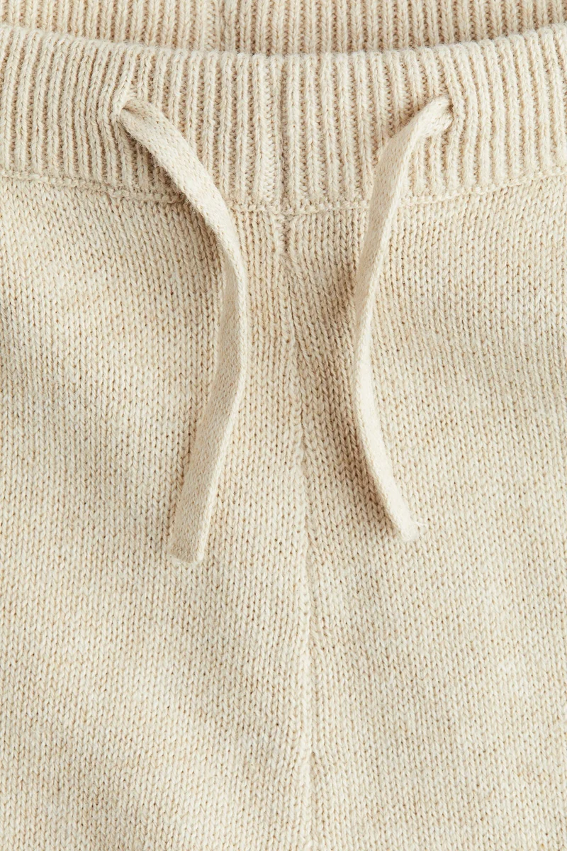 H&M Fine-knit cotton joggers