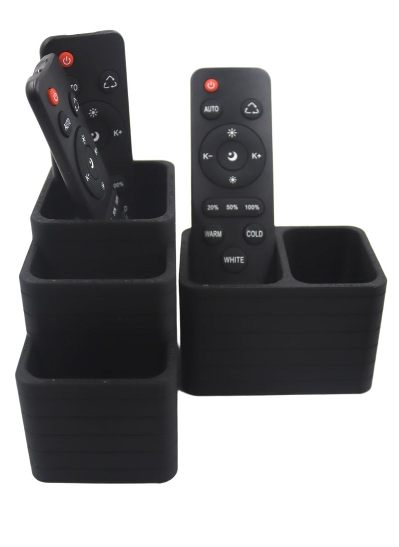 3D Brothers - 2 PCs Dual Remote Organizer - Modern Multi-Slot Design - Image 1