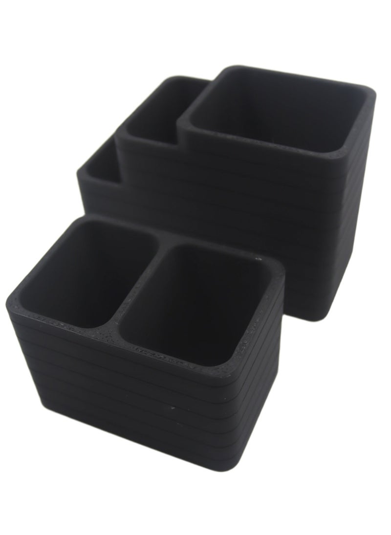 3D Brothers - 2 PCs Dual Remote Organizer - Modern Multi-Slot Design - Image 1