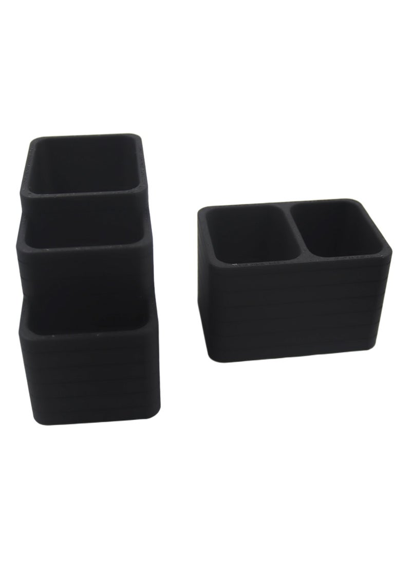 3D Brothers - 2 PCs Dual Remote Organizer - Modern Multi-Slot Design - Image 1