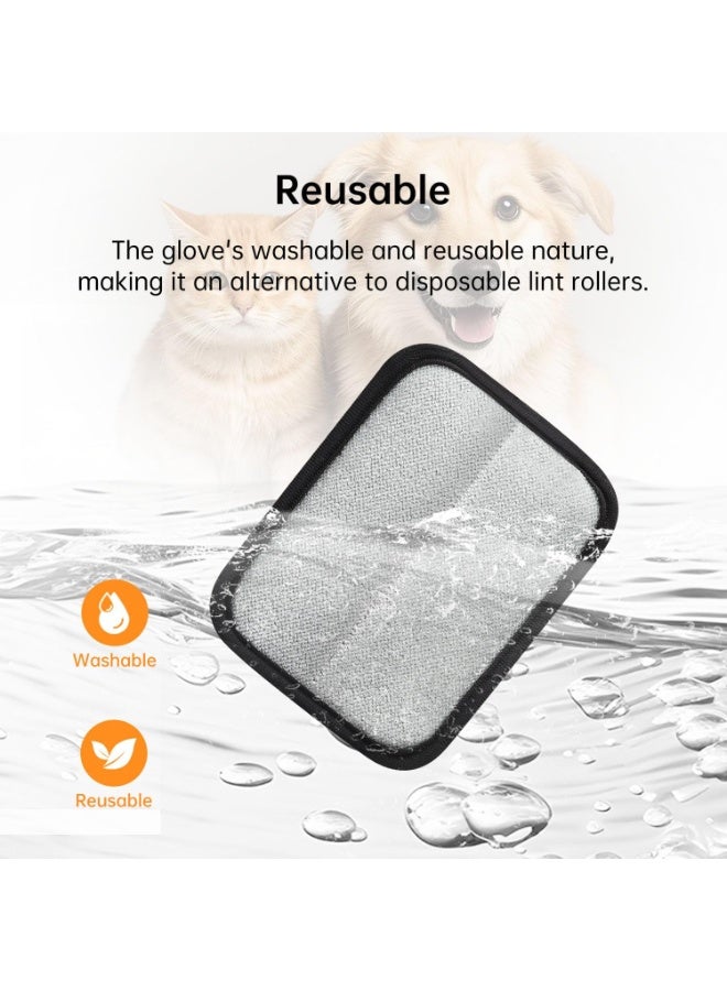 1 Pcs Static Pet Hair Remover Gloves, Reusable Electrostatic Pet Cat Dog Hair Removal Grooming Gloves Brush Tool for Couch, Furniture, Carpet, Car Seat - Image 2