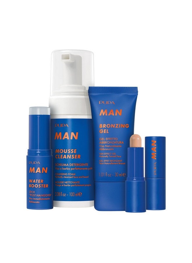 بوبا جل برونزر بوبا ميلانو، 001، 1.01 أونصة - جل برونزر بتأثير تان - برونزر سائل غير لامع - خفيف الوزن - مع ماء جوز الهند المرطب - مكياج للرجال - Image 3