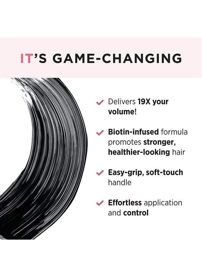 IT COSMETICS - Lash Blowout Mascara, Black - Lifts, Volumizes & Separates Lashes - Unique Wand Developed with Drybar - Contains Biotin - 0.24 fl oz - Image 1