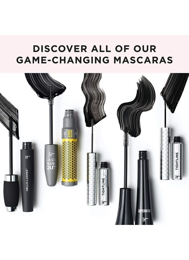 IT COSMETICS - Lash Blowout Mascara, Black - Lifts, Volumizes & Separates Lashes - Unique Wand Developed with Drybar - Contains Biotin - 0.24 fl oz - Image 1