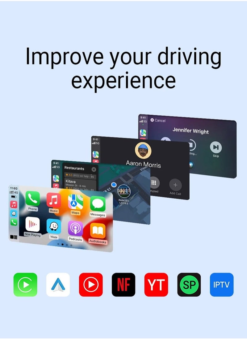 Ottocast Ottocast U2 AIR Pro Wireless CarPlay Adapter Apple Car Play Accsesories Intelligent System for OEM Wired CarPlay Vehicles  - Image 2