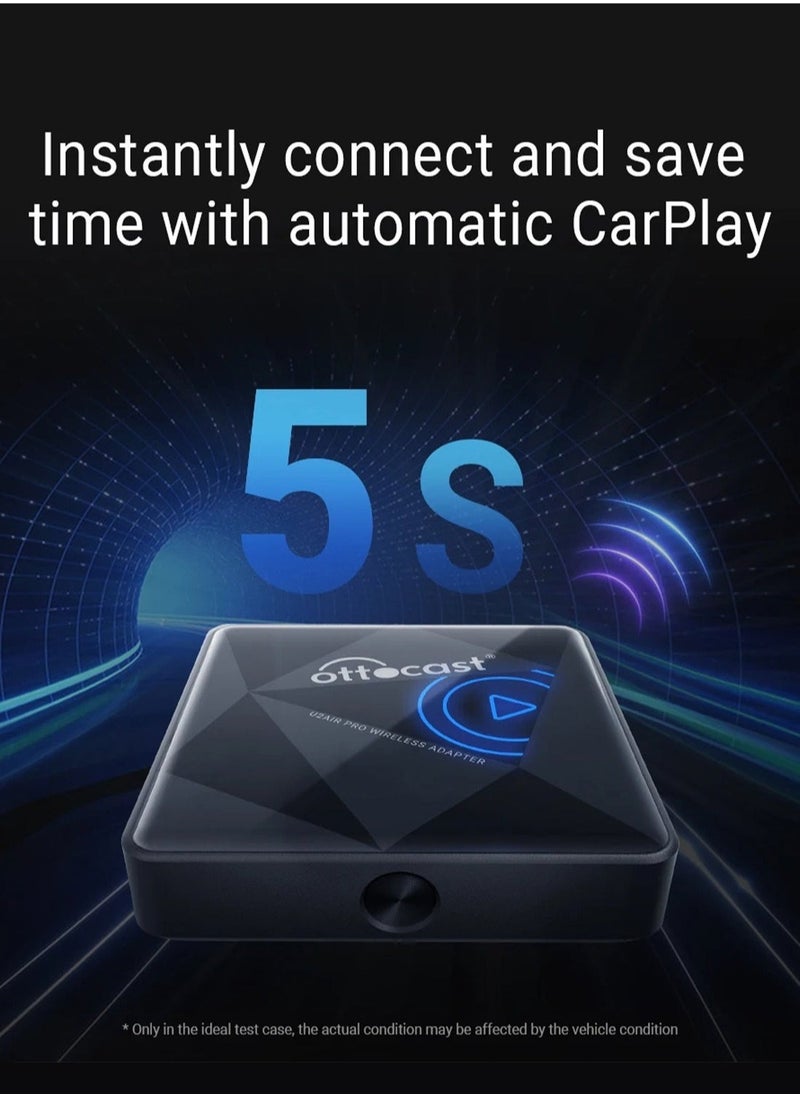 Ottocast Ottocast U2 AIR Pro Wireless CarPlay Adapter Apple Car Play Accsesories Intelligent System for OEM Wired CarPlay Vehicles  - Image 5