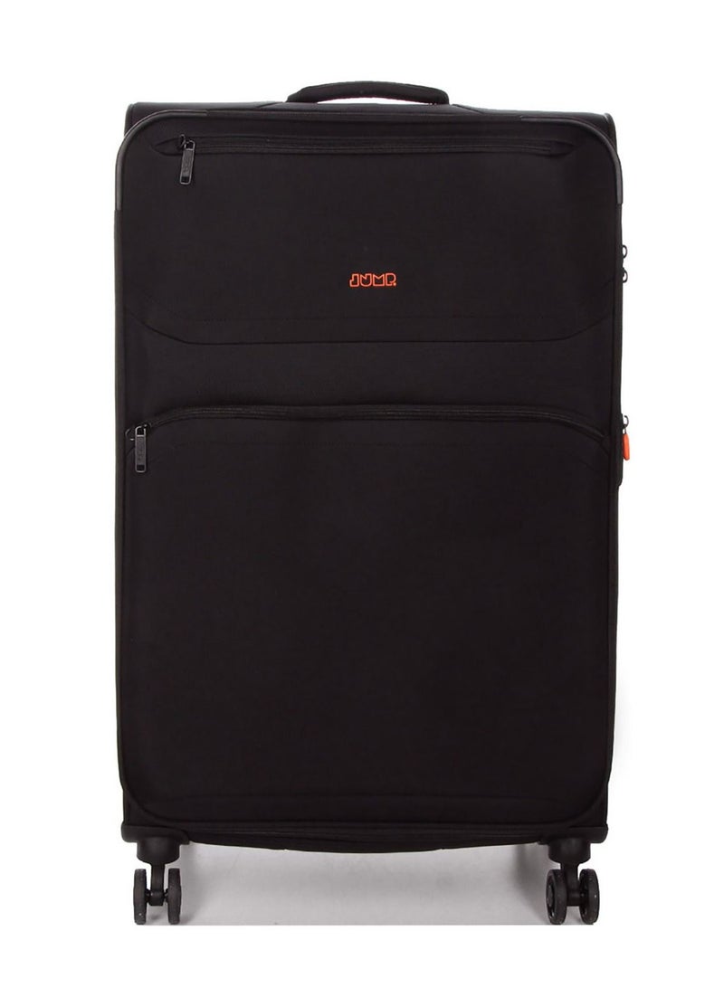 Jump Moorea 2 Soft Expandable Suitcase Luggage Trolley 88 cm Extra-Large Black - Image 5