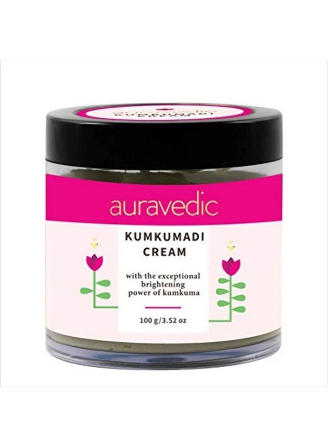 Auravedic Kumkumadi Face Cream For Glowing Skin With Kumkumadi Tailam Kumkumadi Face Oil For Glowing Skin Kumkumadi Cream Moisturizer For Face With Kumkumadi Oil 100 G - Image 1