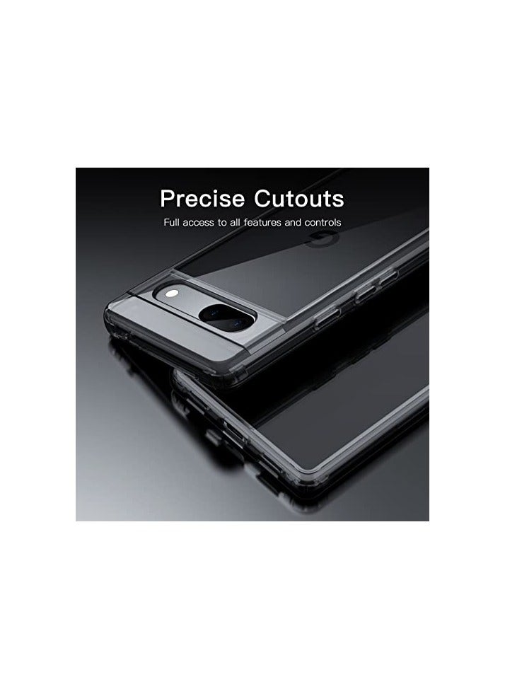 جي تيك حافظة JETech لهاتف Google Pixel 7a مقاس 6.1 بوصة 2023، غطاء هاتف واقٍ غير أصفر مقاوم للصدمات، ظهر صلب مضاد للخدش من البولي كربونات (أسود) - Image 5