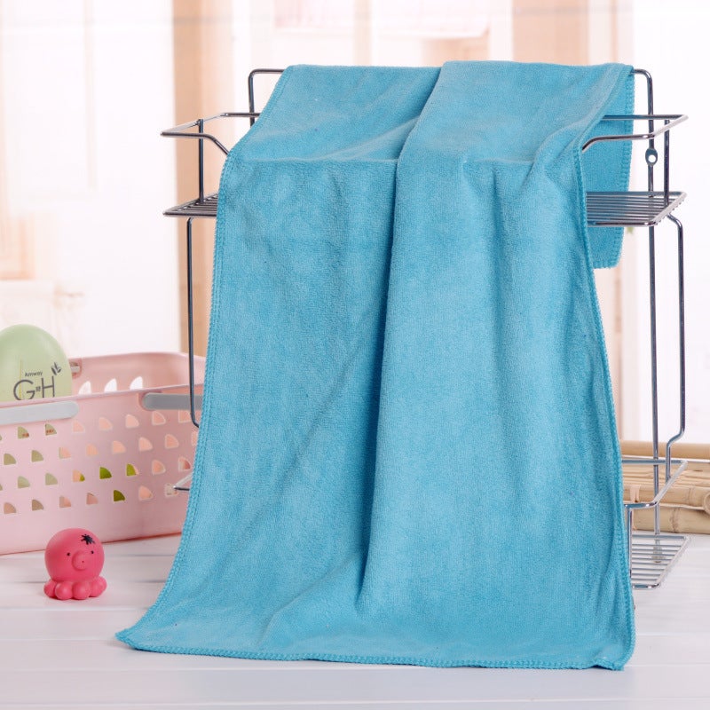 Quick-drying towel wholesale barber shop hair salon beauty salon Baotou towel thickened absorbent dry hair towel car lint-free - Image 1