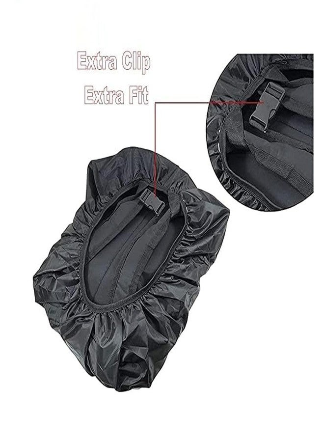 AASHRIT Durable Waterproof Bag Cover for 10-27L Backpacks (Black, Pack of 1) - Image 5
