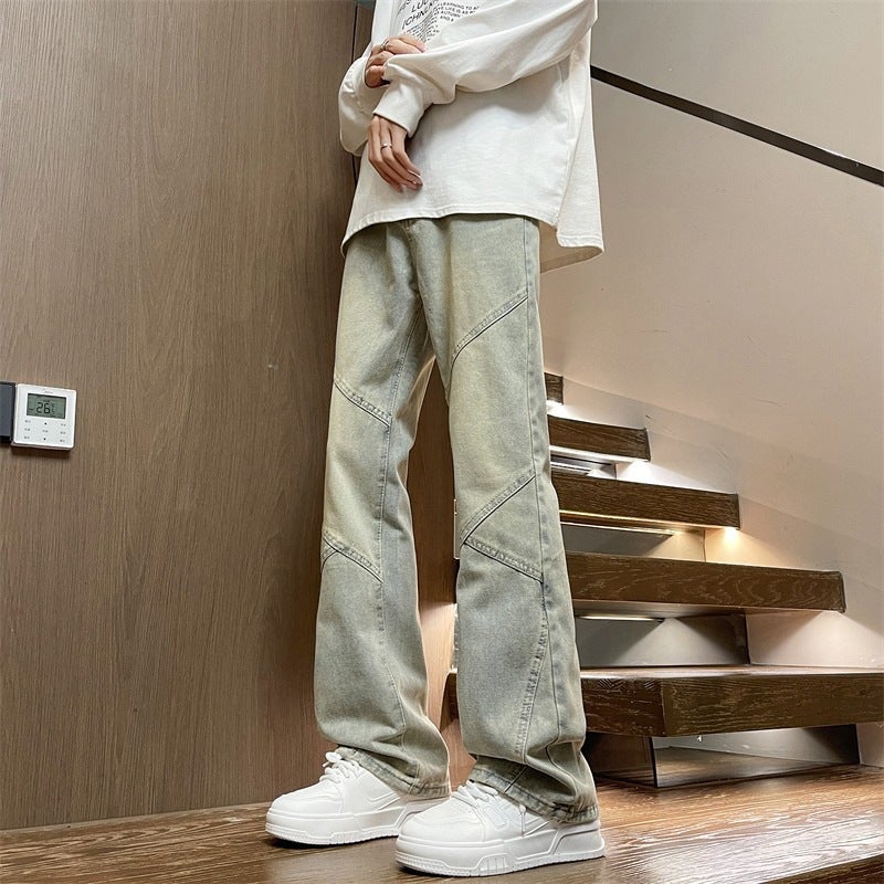 Unisex Classic Denim Jeans Loose Fit Daily Outdoor Wear - Image 3