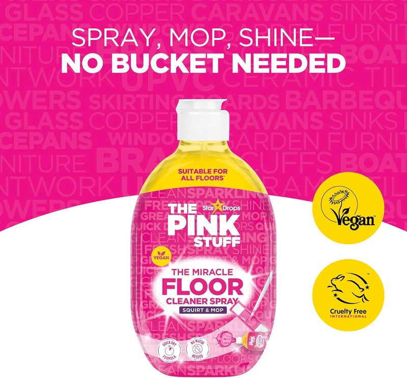 The Pink Stuff Direct to Floor Cleaner Spray - 750ml - Image 2