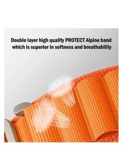 Protect Alpine Loop Apple Watch Band Compatible with 42/44/45/49mm Sizes Stylish and Comfortable Design and Lightweight Polyester  - Image 4