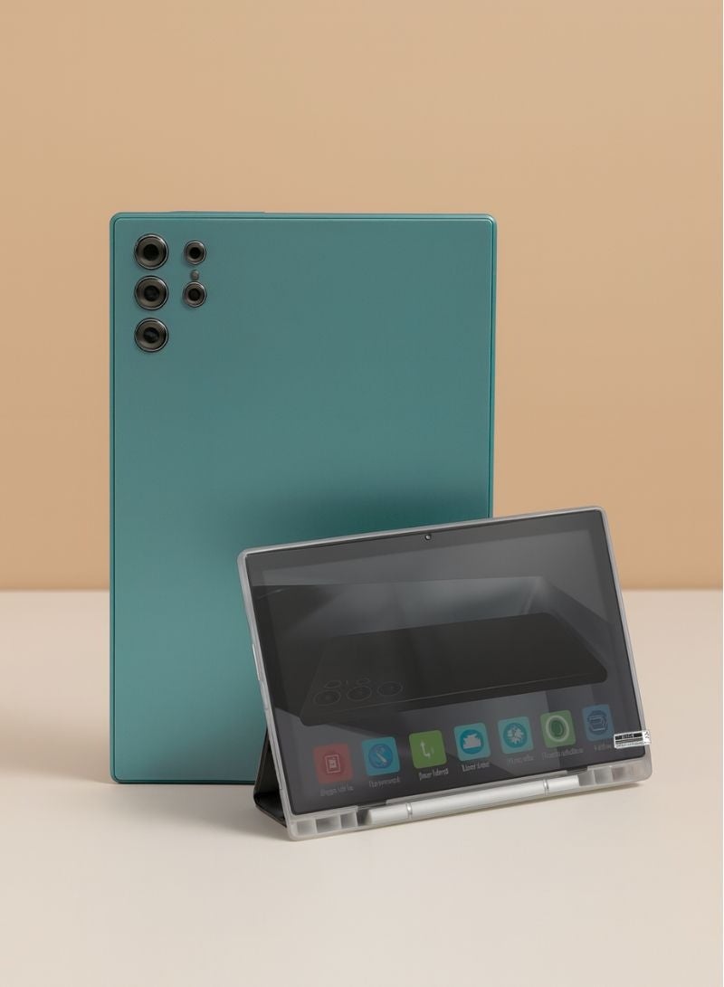 ي تاب جهاز YTAB ULTRA 35 الذكي لتعليم الأطفال، بشاشة 10.1 إنش، مع كيبورد وماوس وايرلس، غطاء فليب، قلم، وشاحن نوع C - Image 1