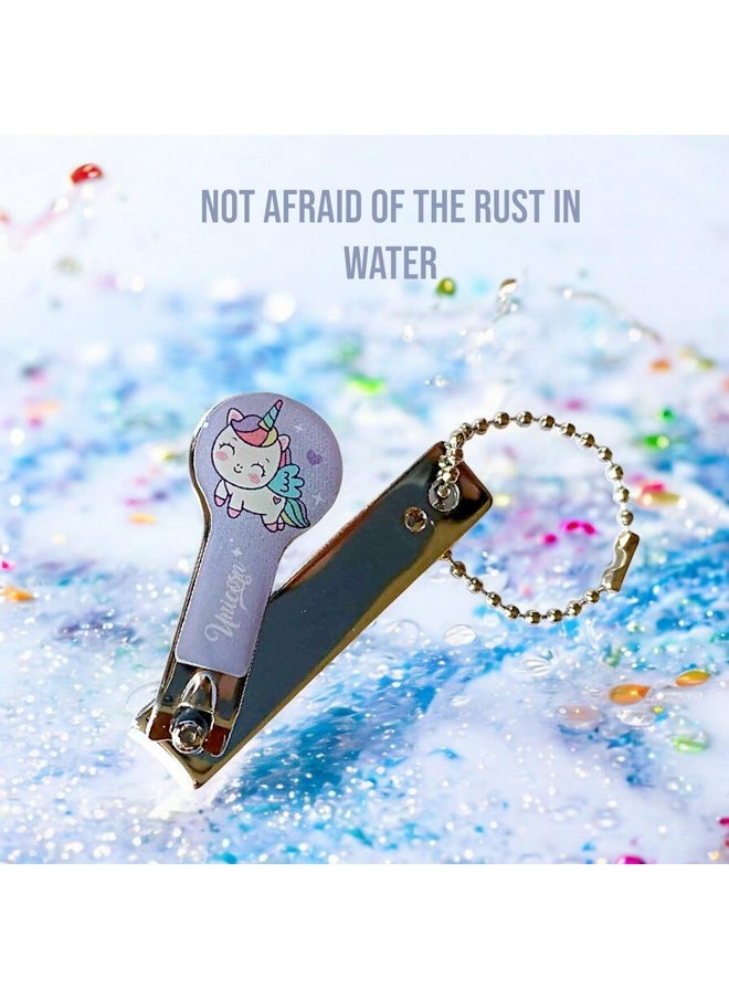 VITALOGY - - Nail Cutter For Girls Unicorn Design - Cute Nail Clipper Fingernail And Toenail Cutter - Perfect For Kids And Toddlers (Nailcutter) - Image 1