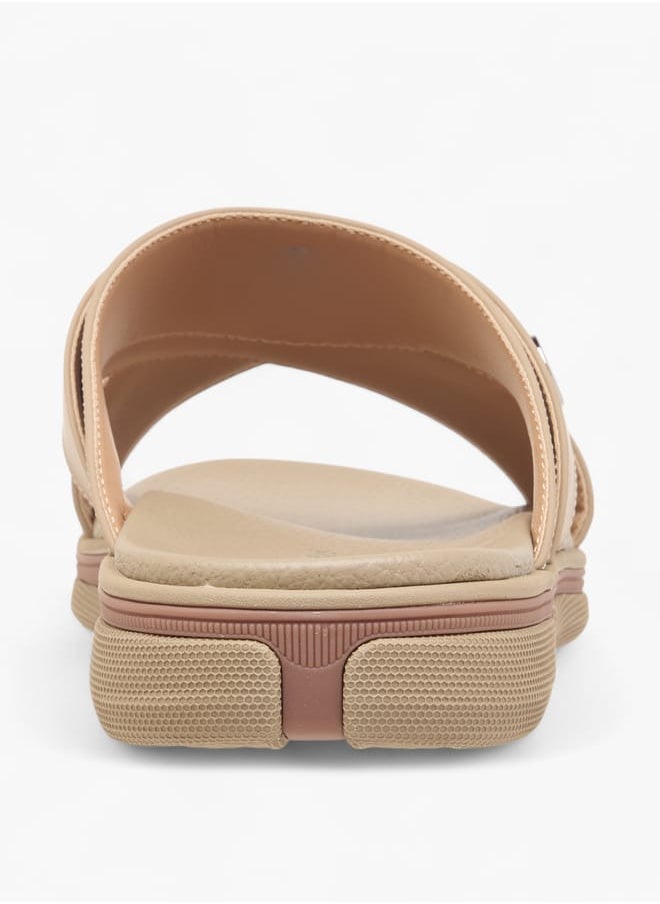 Le Confort Men's Cross Strap Slip-On Sandals  - Image 4