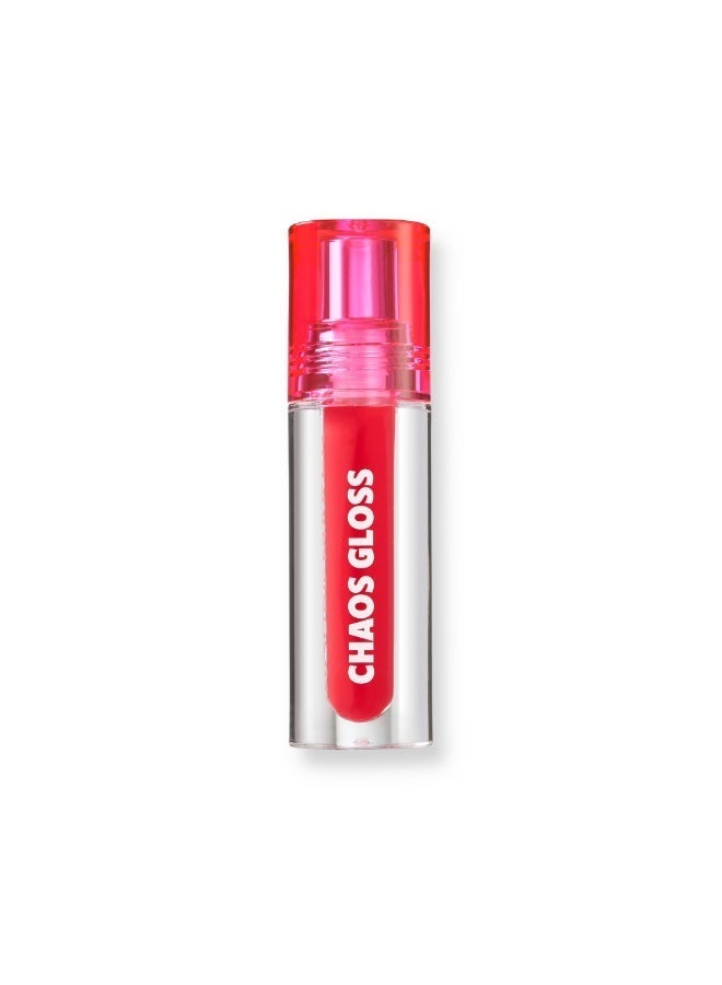 Trouble Maker Chaos Gloss Lip Gloss Head Rush Red - Image 3