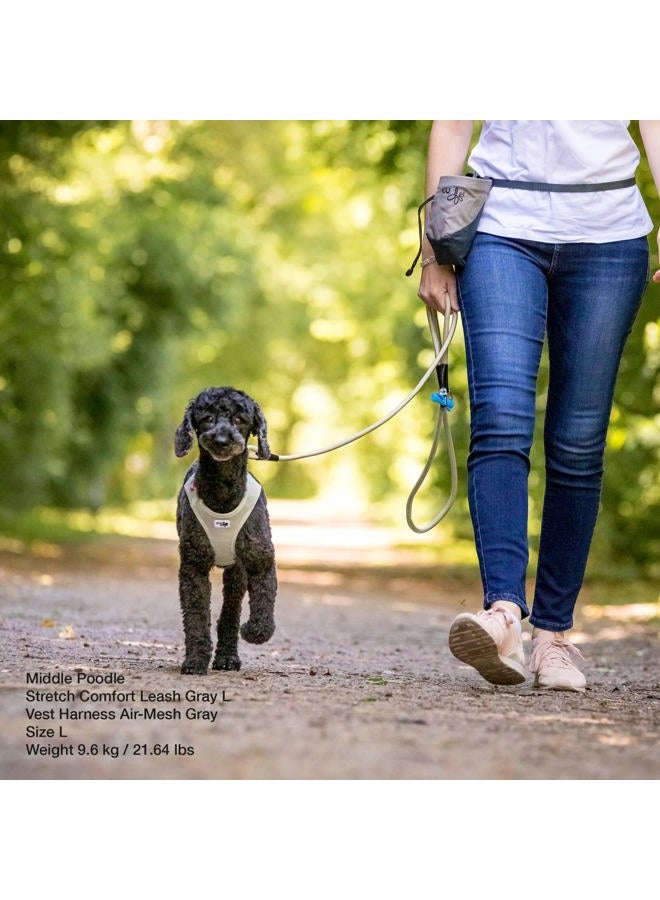 Curli Stretch Comfort Leash for Dogs Size: Large Color:Moss - Image 2