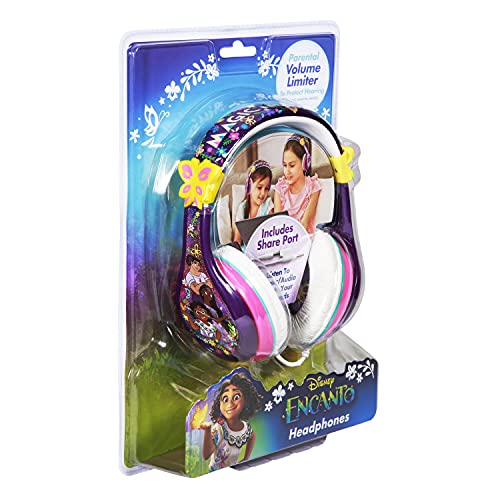 eKids Disney Encanto Headphones for Kids, Wired Headphones Includes Headphone Splitter - Image 5