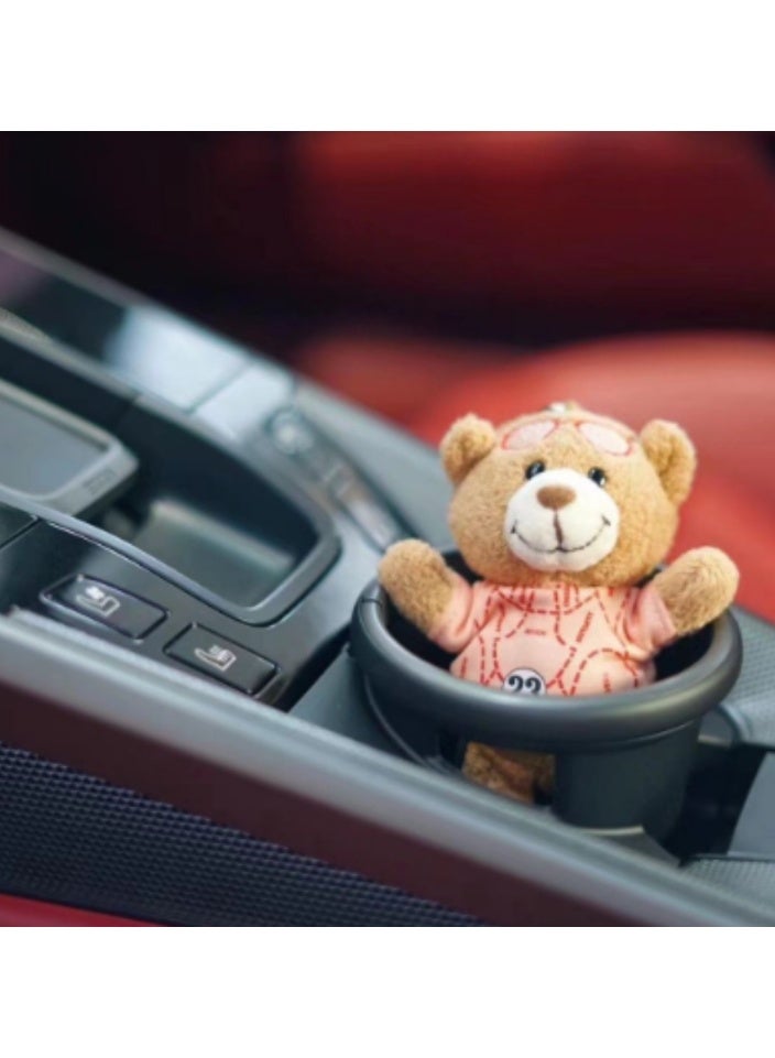 Porsche Teddy Bear Keychain with Racing - Inspired Design - Image 3