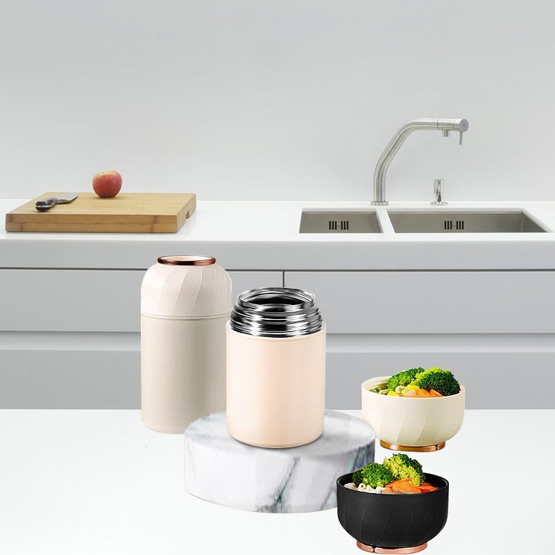 Stew Beaker 304 Stainless Steel Dual-Purpose Large-Capacity Thermos Cup Portable Household Stew Pot Gift Cup - Image 2