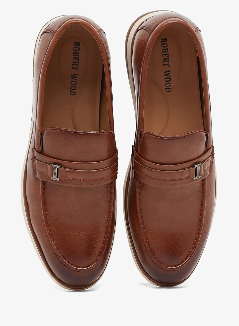 روبرت وود Saddle Detail Casual Slip Ons