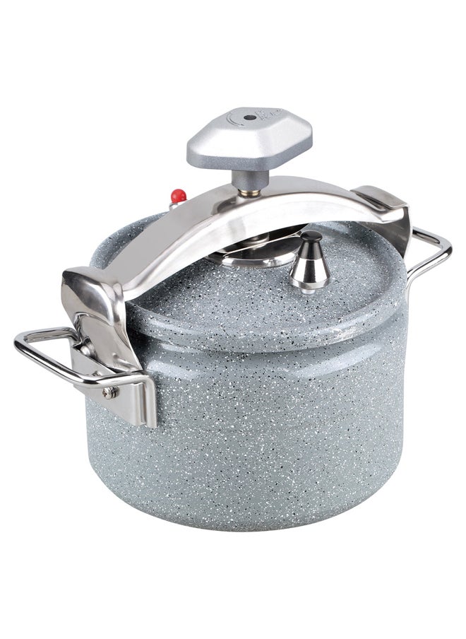AL SANIDI - Ceramic coated pressure cooker, Pressure cooker, Gray, capacity 20 L - Image 1
