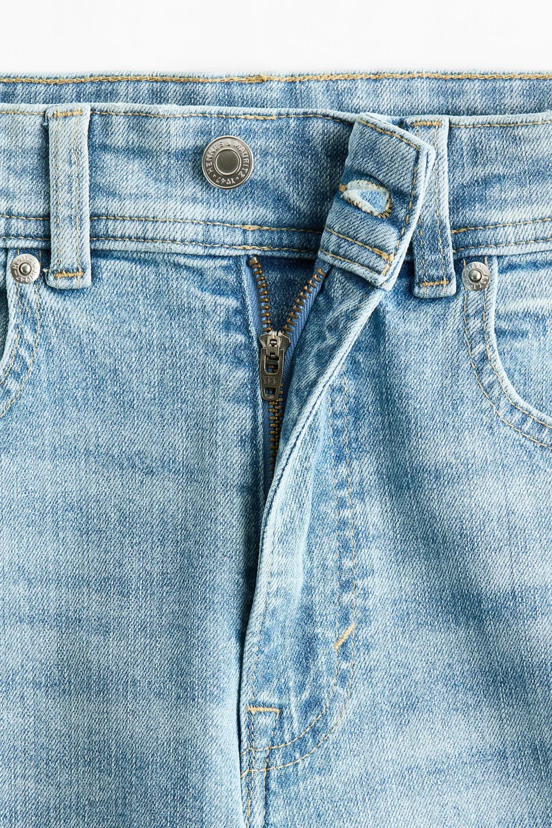 H&M Wide High Waist Ankle Jeans