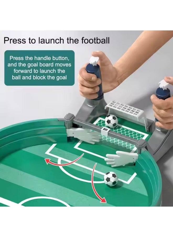 Aikenn - Football Table Game Mini Football Table Interactive Game Parent-Child Football Interactive Game Two-Player Competitive Football Game Adult Children Family Game Football Table Board Game Football Game With 2 Balls (42*21cm) - Image 1