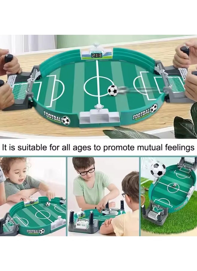 Aikenn - Football Table Game Mini Football Table Interactive Game Parent-Child Football Interactive Game Two-Player Competitive Football Game Adult Children Family Game Football Table Board Game Football Game With 2 Balls (42*21cm) - Image 1