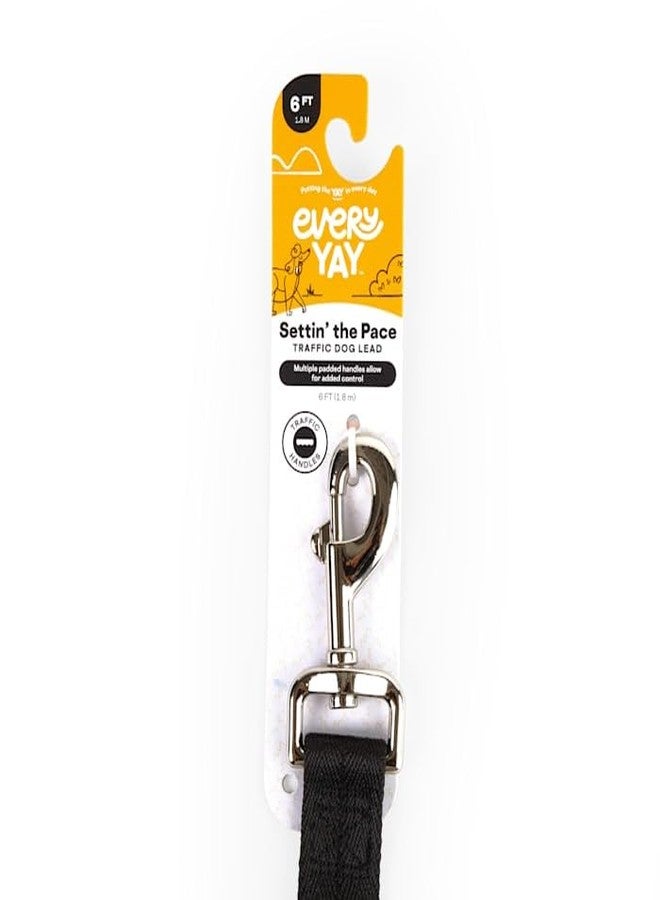 EveryYay Multi-Handle Black Traffic Dog Leash - Image 2