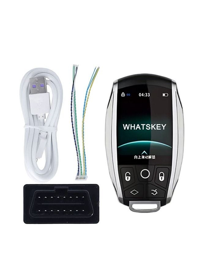 Generic - Smart key for cars that operate with a fingerprint only – equipped with a high-quality LCD screen to control the main functions of the car from the inside / B-ONE - Image 1