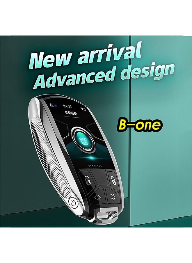 Generic - Smart key for cars that operate with a fingerprint only – equipped with a high-quality LCD screen to control the main functions of the car from the inside / B-ONE - Image 1