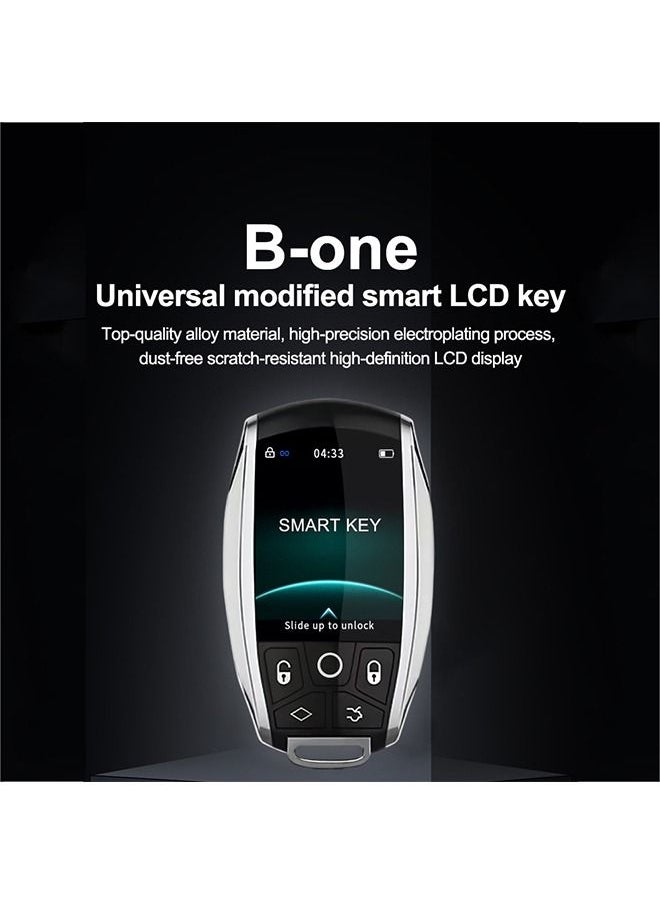 Generic - Smart key for cars that operate with a fingerprint only – equipped with a high-quality LCD screen to control the main functions of the car from the inside / B-ONE - Image 1